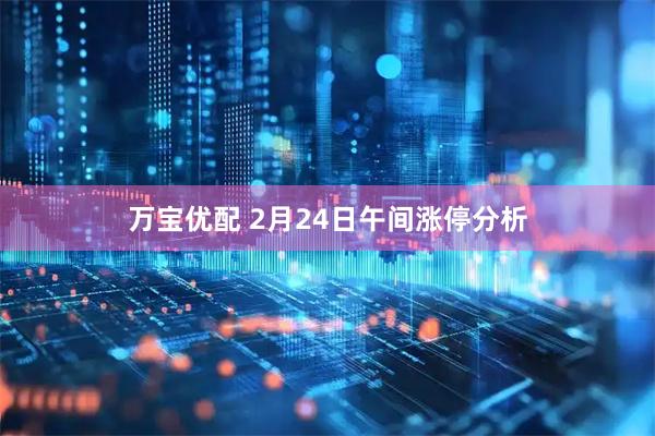 万宝优配 2月24日午间涨停分析