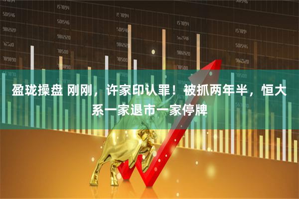 盈珑操盘 刚刚，许家印认罪！被抓两年半，恒大系一家退市一家停牌