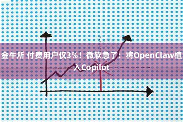 金牛所 付费用户仅3%！微软急了：将OpenClaw植入Copilot